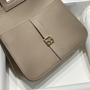 Replica Hermes Halzan Asphalt Gray 6 Replica Hermes Halzan Asphalt Gray - best-selling designer handbag dupe