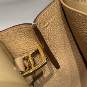 Replica Hermes Halzan Milk Tea 4 Replica Hermes Halzan Milk Tea - near-authentic luxury replica handbag