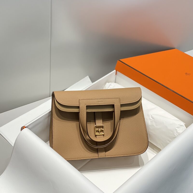 Replica Hermes Halzan Milk Tea 1 Replica Hermes Halzan Milk Tea - best-selling designer handbag dupe