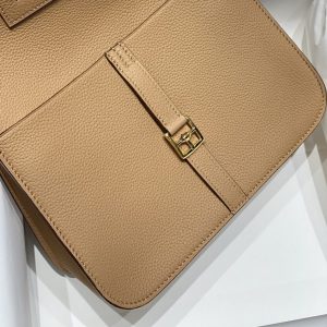 Replica Hermes Halzan Milk Tea 7 Replica Hermes Halzan Milk Tea - authentic-look luxury purse replica