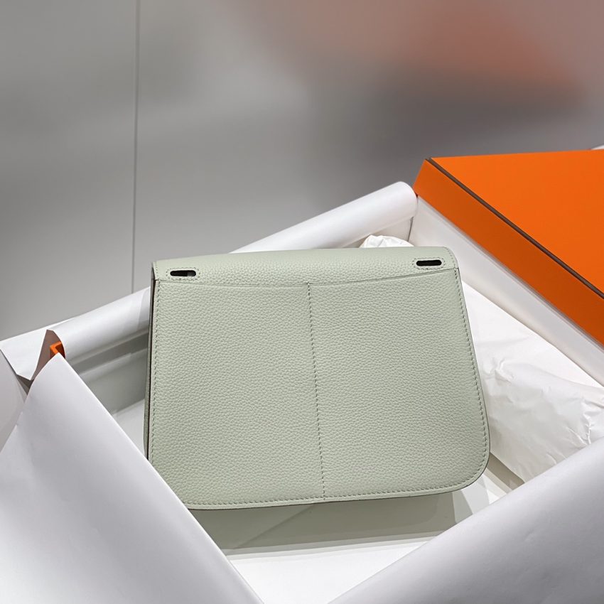 Replica Hermes Halzan Light Green - premium 1:1 fake handbag model
