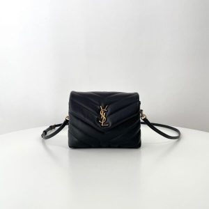 Replica YSL LouLou Mini Black 1 Replica YSL LouLou Mini Black - best-selling designer handbag dupe