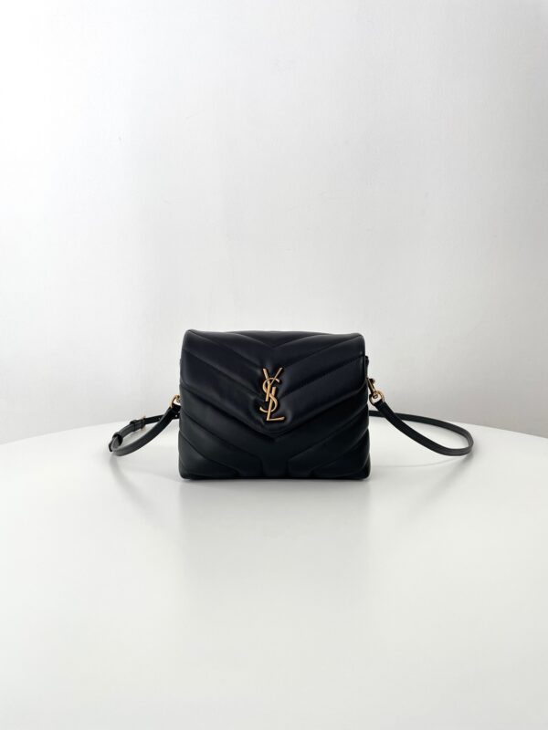 Replica YSL LouLou Mini Black 1 Replica YSL LouLou Mini Black - best-selling designer handbag dupe