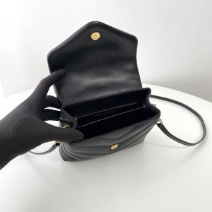 Replica YSL LouLou Mini Black 7 Replica YSL LouLou Mini Black - high-accuracy replica luxury purse
