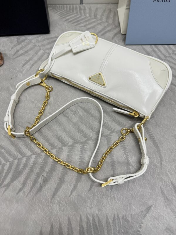 Replica Prada Re-Edition 2002 White 1 Replica Prada Re-Edition 2002 White - high-end fake designer purse