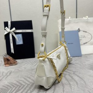 Replica Prada Re-Edition 2002 White 6 Replica Prada Re-Edition 2002 White - high-accuracy replica luxury purse