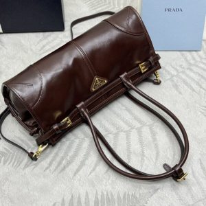 Replica Prada Naplak Patent Brown 3 Replica Prada Naplak Patent Brown - high-end fake designer purse