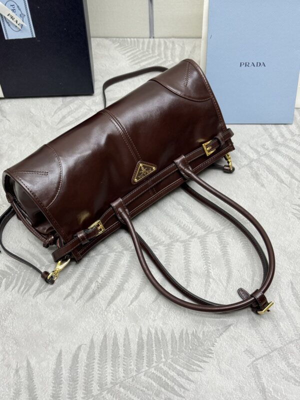 Replica Prada Naplak Patent Brown 3 Replica Prada Naplak Patent Brown - high-end fake designer purse