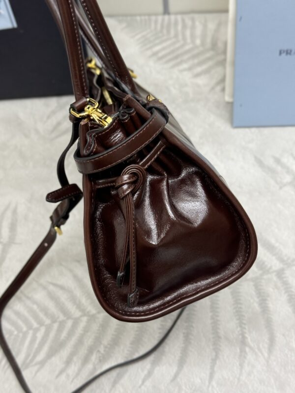Replica Prada Naplak Patent Brown 5 Replica Prada Naplak Patent Brown - premium 1:1 fake handbag model