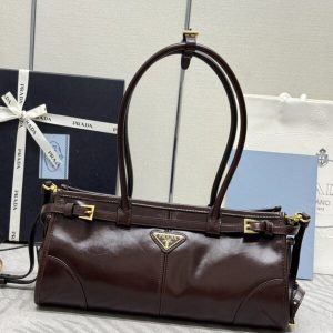 Replica Prada Naplak Patent Brown 1 Replica Prada Naplak Patent Brown - high-end fake designer purse
