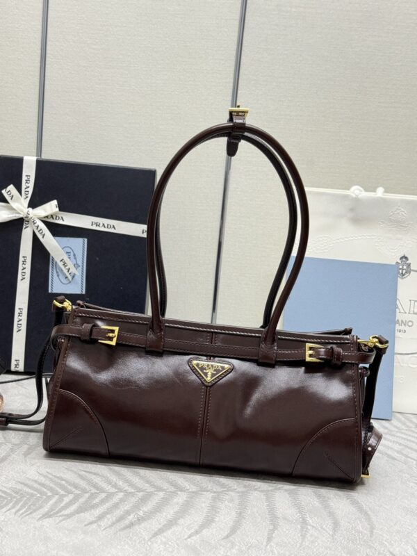 Replica Prada Naplak Patent Brown 1 Replica Prada Naplak Patent Brown - high-end fake designer purse