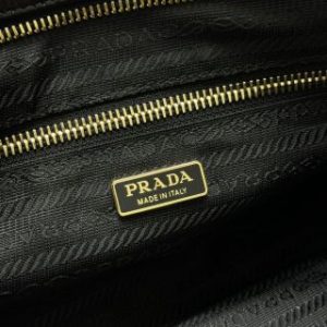 Replica Prada Black Leather bag 2 Replica Prada Black Leather bag - premium-grade designer purse dupe