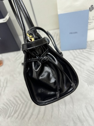 Replica Prada Black Leather bag 6 Replica Prada Black Leather bag - high-accuracy replica luxury purse
