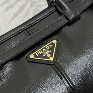 Replica Prada Black Leather bag 8 Replica Prada Black Leather bag - high-accuracy replica luxury purse