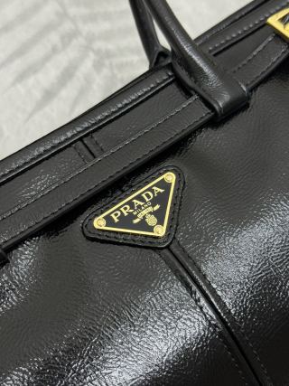 Replica Prada Black Leather bag 8 Replica Prada Black Leather bag - high-accuracy replica luxury purse