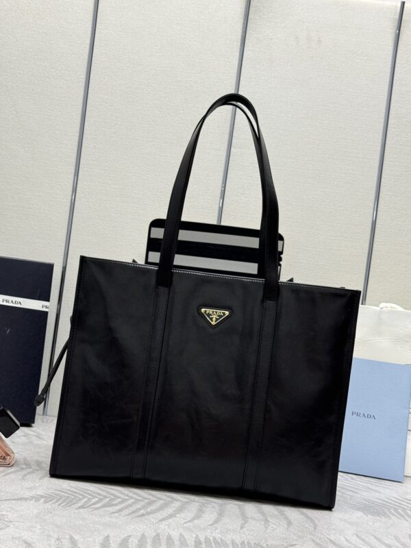 Replica Prada Antique Nappa Tote Black 1 Replica Prada Antique Nappa Tote Black - best-selling designer handbag dupe
