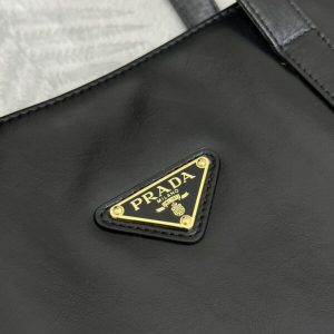 Replica Prada Antique Nappa Tote Black 6 Replica Prada Antique Nappa Tote Black - near-authentic luxury replica handbag