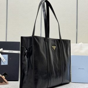 Replica Prada Antique Nappa Tote Black 8 Replica Prada Antique Nappa Tote Black - best quality luxury bag dupe