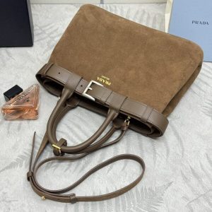 Replica Prada Suede Buckle 6 Replica Prada Suede Buckle - 1:1 designer replica handbag
