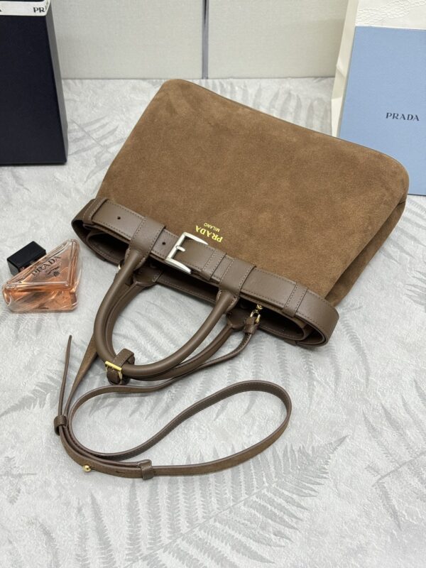 Replica Prada Suede Buckle 6 Replica Prada Suede Buckle - 1:1 designer replica handbag