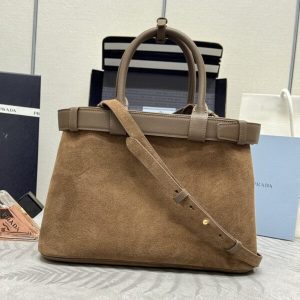 Replica Prada Suede Buckle 8 Replica Prada Suede Buckle - premium 1:1 fake handbag model