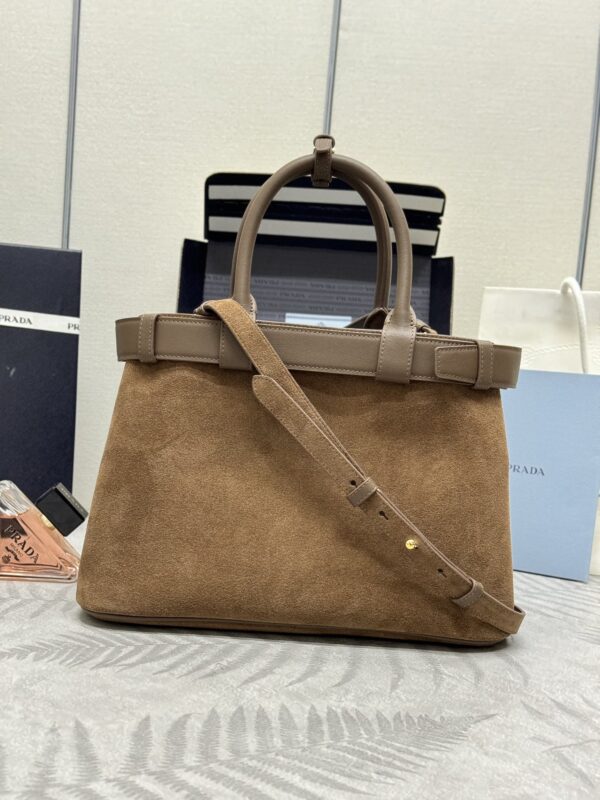 Replica Prada Suede Buckle 8 Replica Prada Suede Buckle - premium 1:1 fake handbag model
