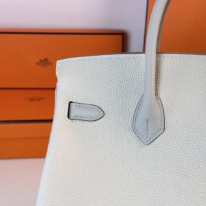 Replica Hermes Birkin Milkshake White 9 Replica Hermes Birkin Milkshake White - authentic-look luxury purse replica