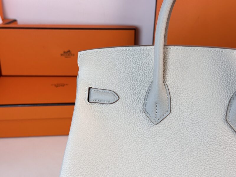 Replica Hermes Birkin Milkshake White 9 Replica Hermes Birkin Milkshake White - authentic-look luxury purse replica