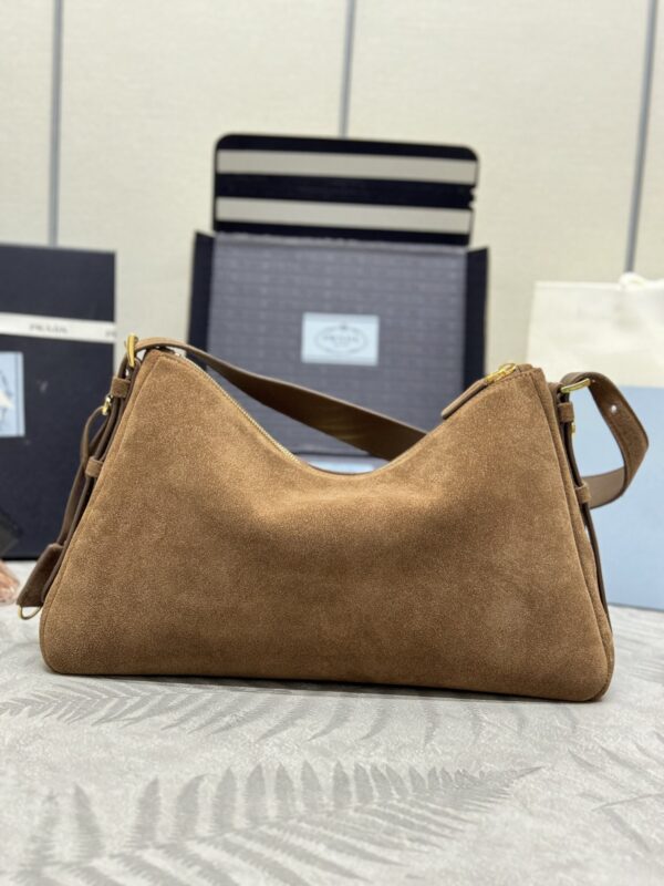 Replica Prada Prada Aimée Suede Large - top-rated replica designer bag