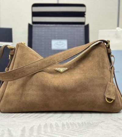 Replica Prada Prada Aimée Suede Large - high-end fake designer purse