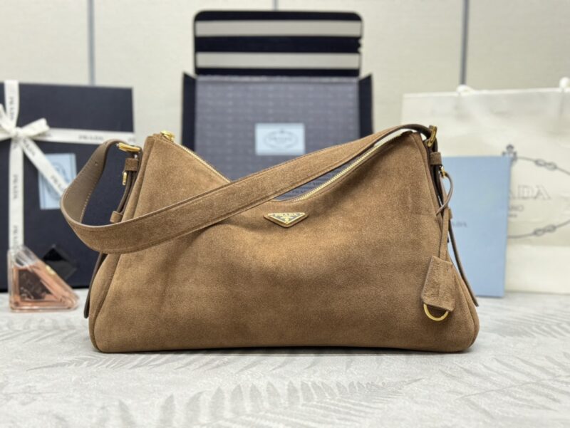 Replica Prada Prada Aimée Suede Large - high-end fake designer purse