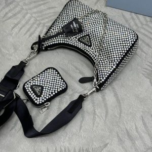 Replica Prada Re-Edition 2005 Diamond White 3 Replica Prada Re-Edition 2005 Diamond White - elite superclone designer purse