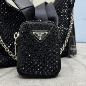 Replica Prada Re-Edition 2005 Diamond Black 4 Replica Prada Re-Edition 2005 Diamond Black - elite superclone designer purse