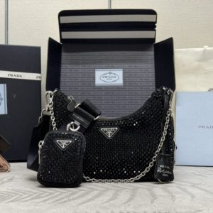 Replica Prada Re-Edition 2005 Diamond Black 1 Replica Prada Re-Edition 2005 Diamond Black - top-rated replica designer bag
