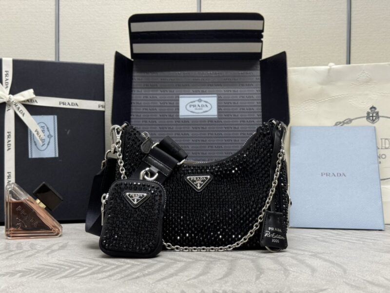 Replica Prada Re-Edition 2005 Diamond Black 1 Replica Prada Re-Edition 2005 Diamond Black - top-rated replica designer bag