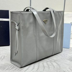 Replica Prada Antique Nappa Tote Grey 3 Replica Prada Antique Nappa Tote Grey - top-rated replica designer bag