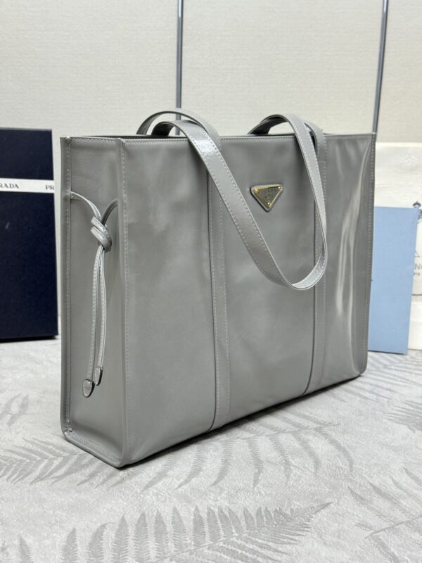 Replica Prada Antique Nappa Tote Grey 3 Replica Prada Antique Nappa Tote Grey - top-rated replica designer bag