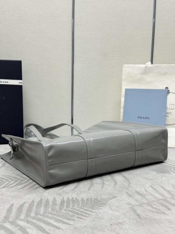 Replica Prada Antique Nappa Tote Grey 6 Replica Prada Antique Nappa Tote Grey - near-authentic luxury replica handbag
