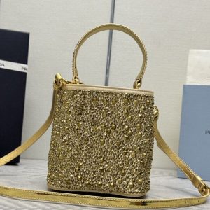 Replica Prada Crystal Bucket Bag 5 Replica Prada Crystal Bucket Bag - high-quality designer bag clone