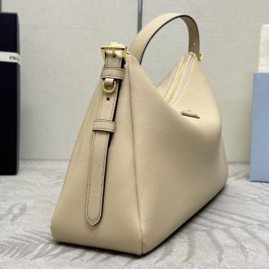 Replica Prada Prada Aimée Large Milk Tea 2 Replica Prada Prada Aimée Large Milk Tea - near-authentic luxury replica handbag