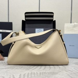 Replica Prada Prada Aimée Large Milk Tea 1 Replica Prada Prada Aimée Large Milk Tea - elite superclone designer purse