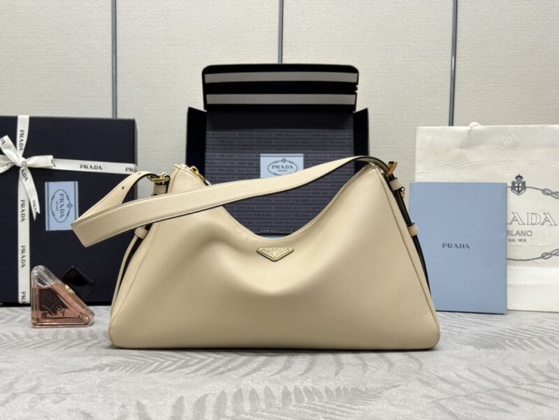 Replica Prada Prada Aimée Large Milk Tea 1 Replica Prada Prada Aimée Large Milk Tea - elite superclone designer purse