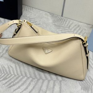 Replica Prada Prada Aimée Large Milk Tea 4 Replica Prada Prada Aimée Large Milk Tea - premium 1:1 fake handbag model