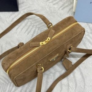Replica Prada Hobo Suede - near-authentic luxury replica handbag