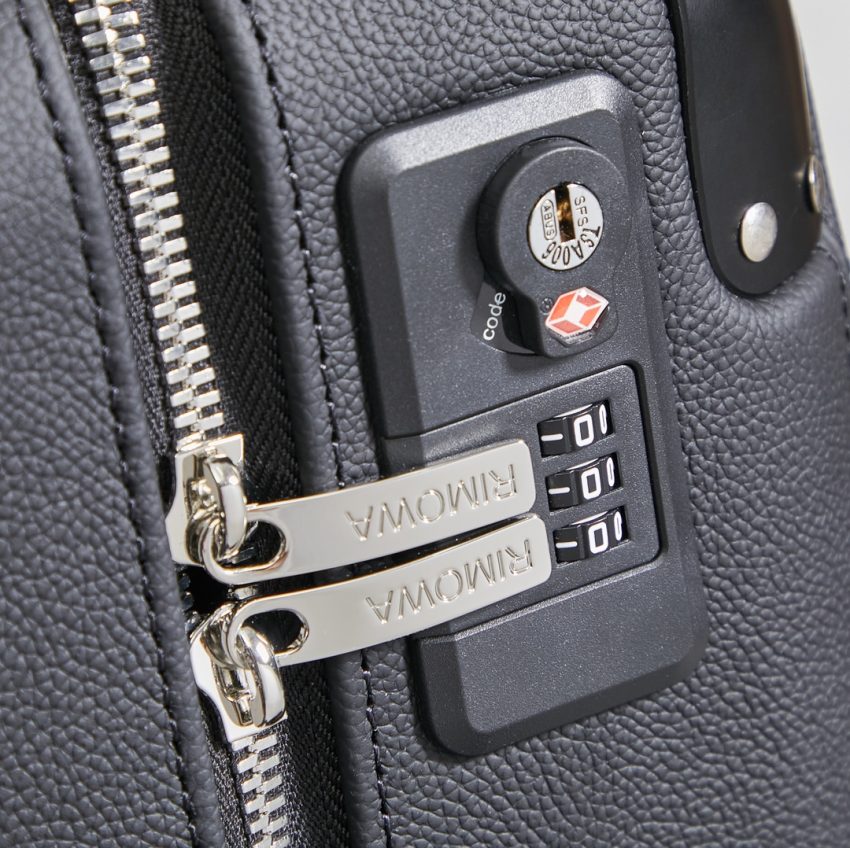 Replica Rimowa Distinct Leather Suitcase - premium 1:1 fake handbag model