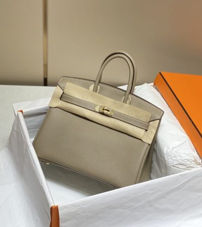 Replica Hermes Birkin Turtledove Silver - premium-grade designer purse dupe