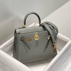 Replica Hermes Kelly Mini Cumulonimbus Gray 2 Replica Hermes Kelly Mini Cumulonimbus Gray - authentic-look luxury purse replica