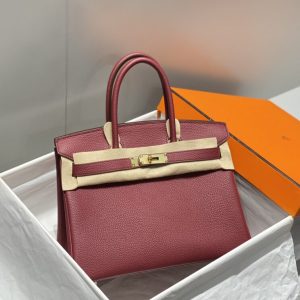 Replica Hermes Birkin Bordeaux Red 1 Replica Hermes Birkin Bordeaux Red - ultra-realistic fake designer tote