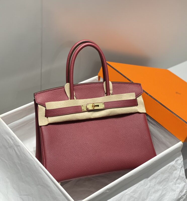 Replica Hermes Birkin Bordeaux Red 1 Replica Hermes Birkin Bordeaux Red - ultra-realistic fake designer tote