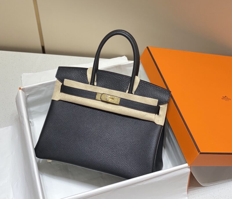 Replica Hermes Birkin Black Gold 1 Replica Hermes Birkin Black Gold - top-tier luxury replica shoulder bag